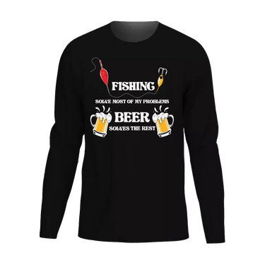 Fishing Solves All My Problem Long Sleeve Shirt